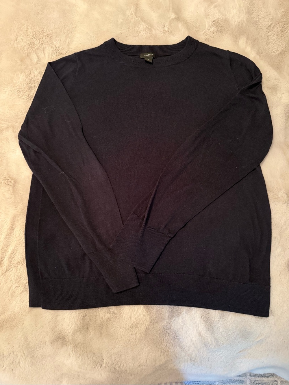 Halogen Crewneck Sweater Black